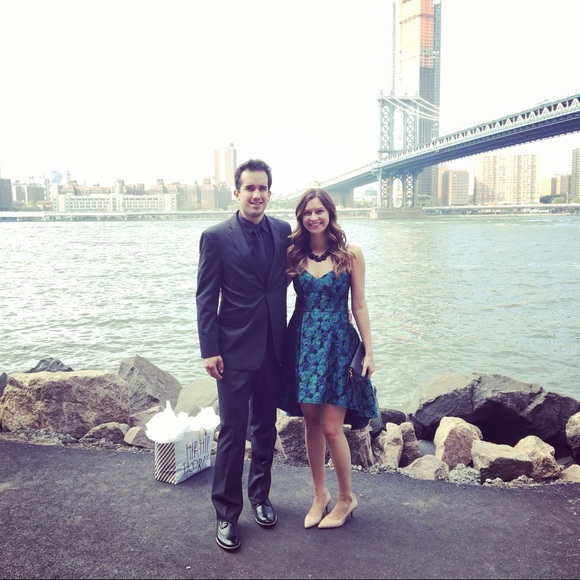 High low peacock cocktail dress - Picture 3 of 3